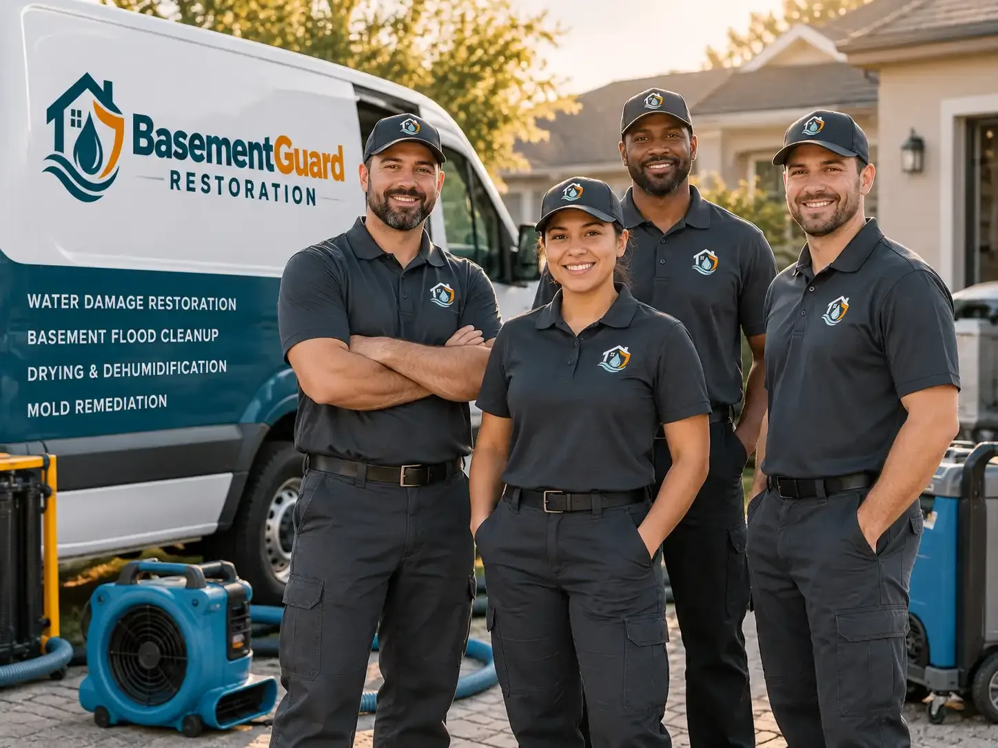 Basement Water Damage Restoration company in Knierim, IA